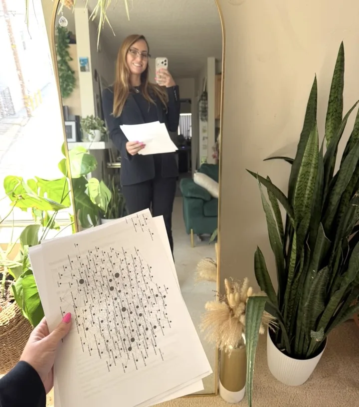 The printed 29-agent AI architecture map — the document Danielle brought to the review with Curtis Chambers
