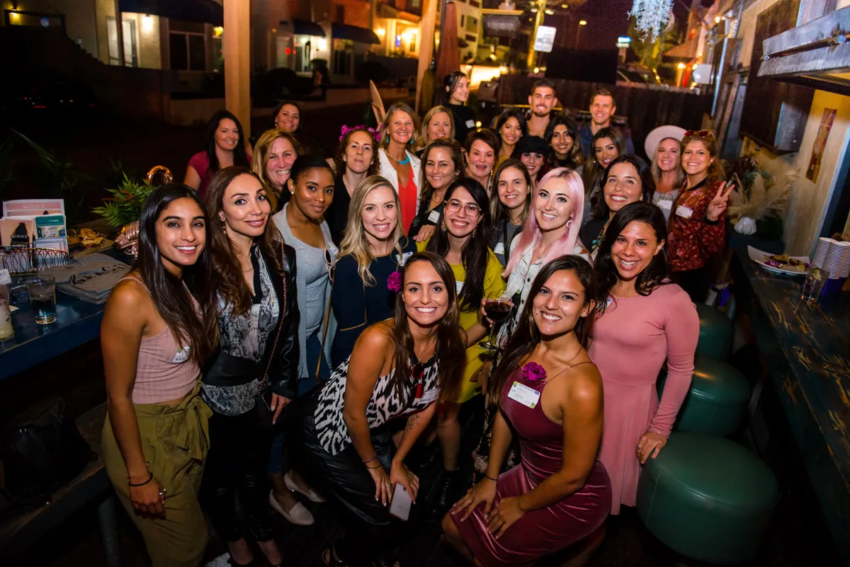 Audience at PowerFuel Damas networking event — San Diego